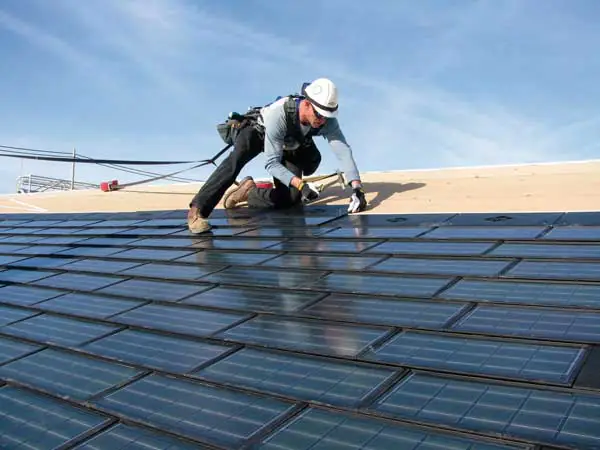 Roofing shingle samples
