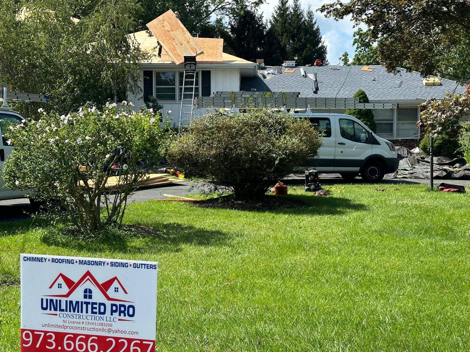 Unlimited Pro Construction roofing team serving Hudson County